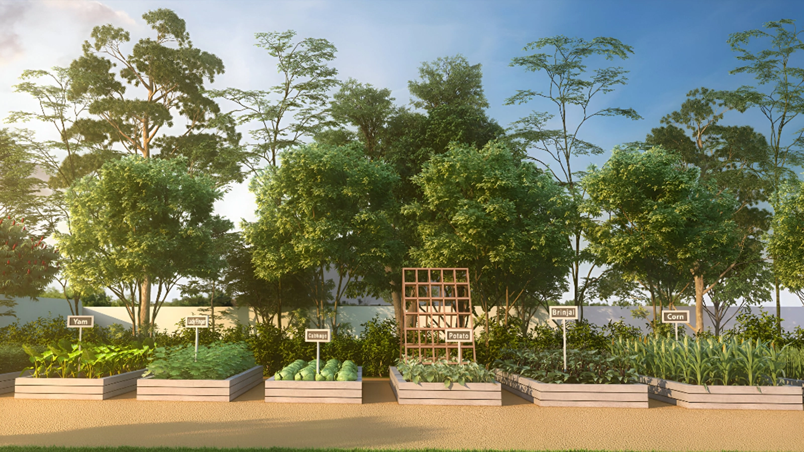 Concorde Abode 99 Villas In Hosur Sarjapur Road Bangalore garden